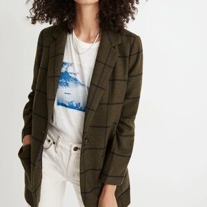 Madewell Larsen Blazer in Windowpane